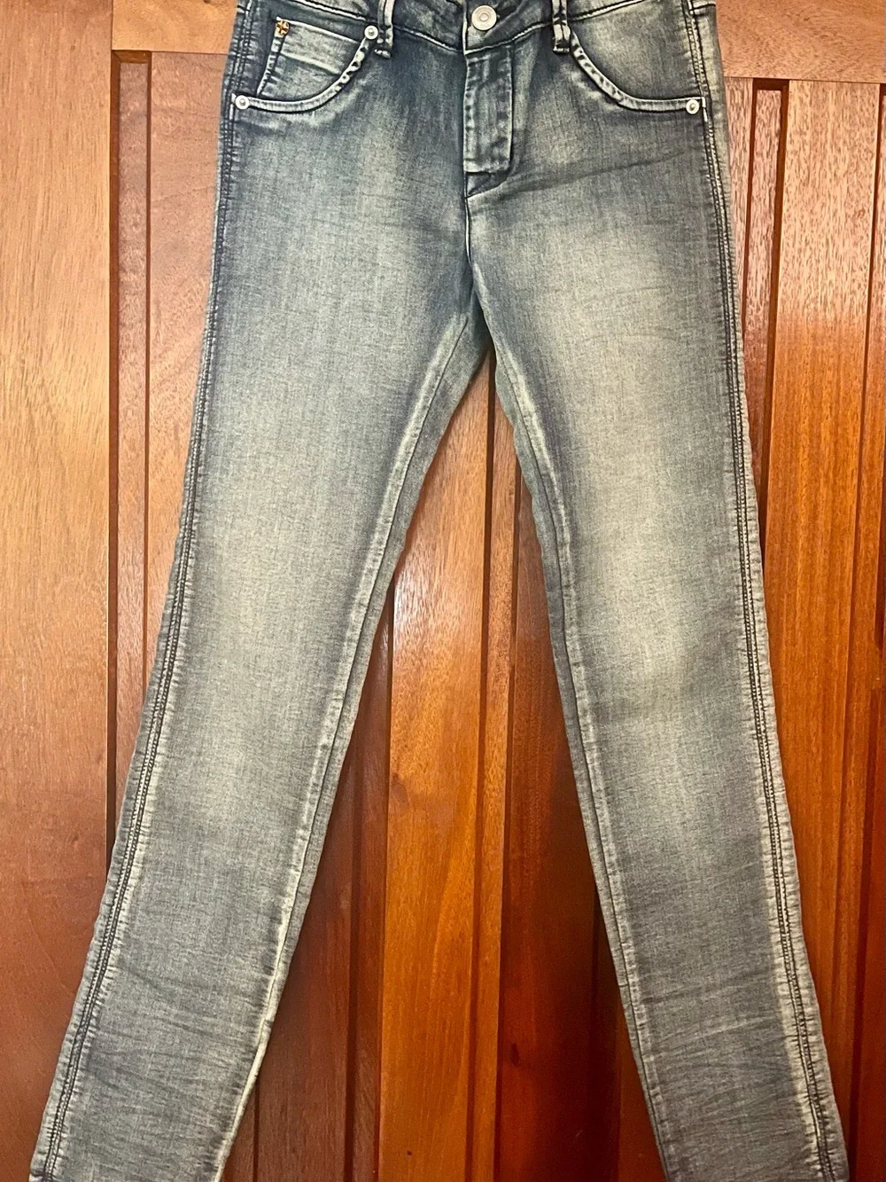 Hudson Girl’s Light Wash 5 Pocket Blue Jeans Sz 14